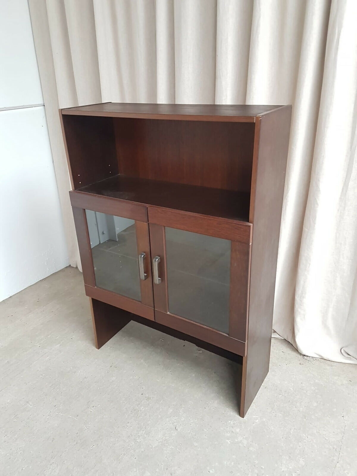 Vintage Late Mid Century Danish Bookcase Shelving Wall Unit Retro Scandi R291