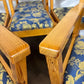 Set Of Six Contemporary Pine Dining Chairs – Including Two Carvers