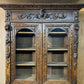 French Carved Oak Hunting Cabinet