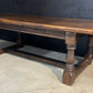 Very Deep & Long Oak Farmhouse Dining Table