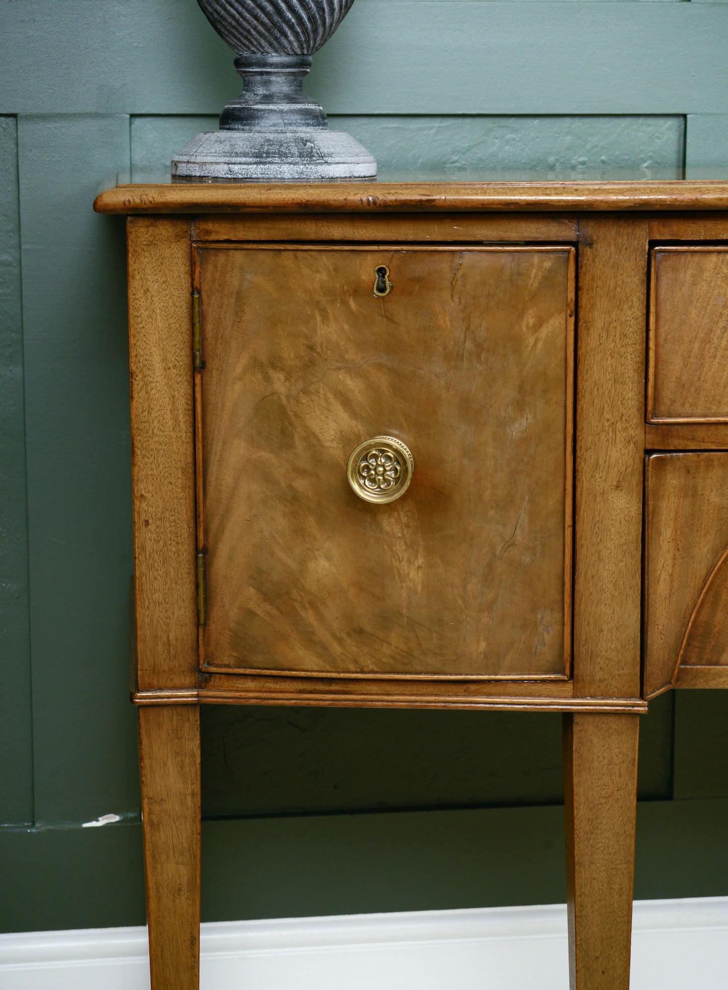 Georgian Bow Fronted Sideboard - Satinwood or Walnut