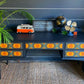 Desk By Stag, Dark Grey Retro 1970s