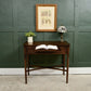 Mahogany Console Table Writing Desk with Pull out Tray