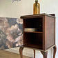 Statement Entryway Cabinet -Dark Botanical & Refinished Wood ,Small Drinks Cabinet ,Nightstand