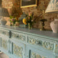 Vintage Farmhouse Sideboard/Large Carved Sideboard/Statement Piece