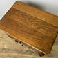 Pair of Bedside Tables Vintage French Louis Oak Nightstands Cabinets LOT 6225