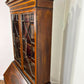Edwardian Sheraton Style Inlaid Mahogany Bureau Bookcase