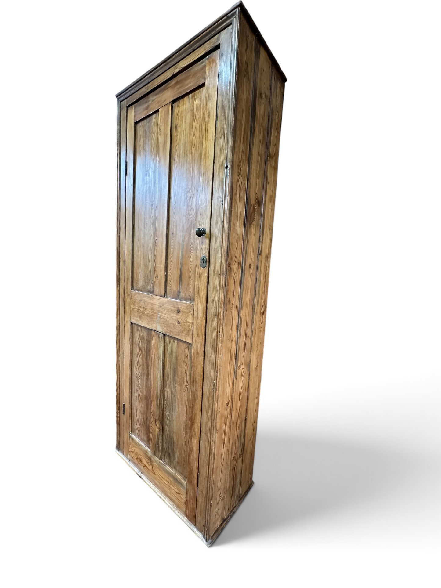 Victorian Pine Cupboard House Keepers Pantry Pitch Pine Rustic Farmhouse Larder Linen Cabinet