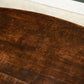 Antique Oak Oval Breakfast Dining Table on Castors - Kitchen Table