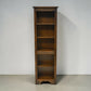 Old Charm Narrow Bookcase Finish 4 Shelves Light Oak Carvings FREE UK Delivery*