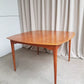 Vintage Mid Century Oak Norwegian Extending Dining Table Danish By Gustav Bahus R433