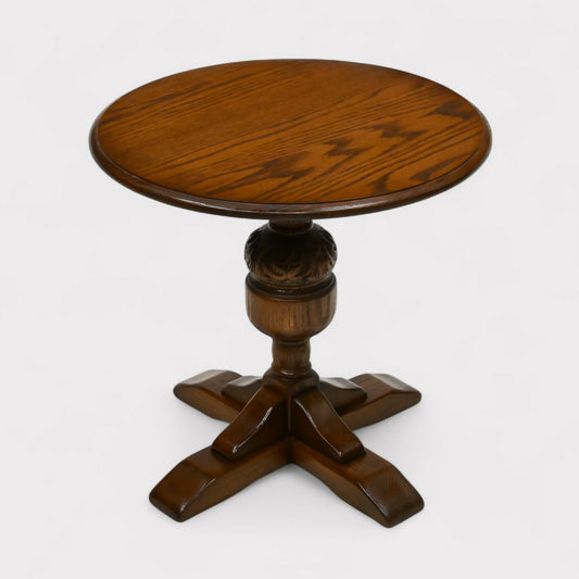 Round Occasional Wine Table Pedestal Made By Jaycee Furniture FREE Delivery*. SBR10517/2805E