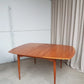 Vintage Mid Century Oak Norwegian Extending Dining Table Danish By Gustav Bahus R433