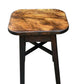 Antique solid Oak rustic stool / side table