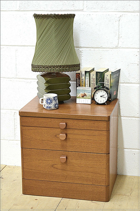 vintage bedside cabinet Stag teak mid century danish design DELIVERY
