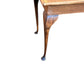 Antique Oak carved side table / server on cabriolet legs