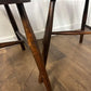 Vintage Set Of Four Oak Wheelback Dining Chairs