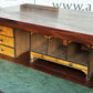 Mahogany Vintage Campaign Secretaire Chest Of Drawers.