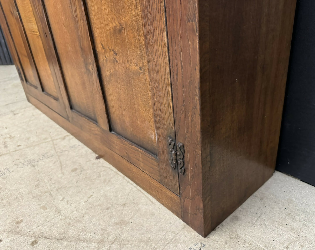 Narrow Oak Hall Cupboard
