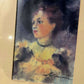 Original oil painting of woman in gilt frame by artist ‘Roy Freeman’.1