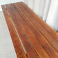 Vintage Mid Century Danish Pine Slatted Bench Seat Coffee Table Scandi Retro R477