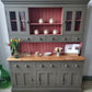 SOLD OUT Solid Vintage Pine Welsh Dresser, Painted Bespoke Dresser, Country Kitchen, Farmhouse, Shop Display, Cafe, Pub