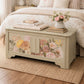 Vintage Oak Upcycled Blanket Box