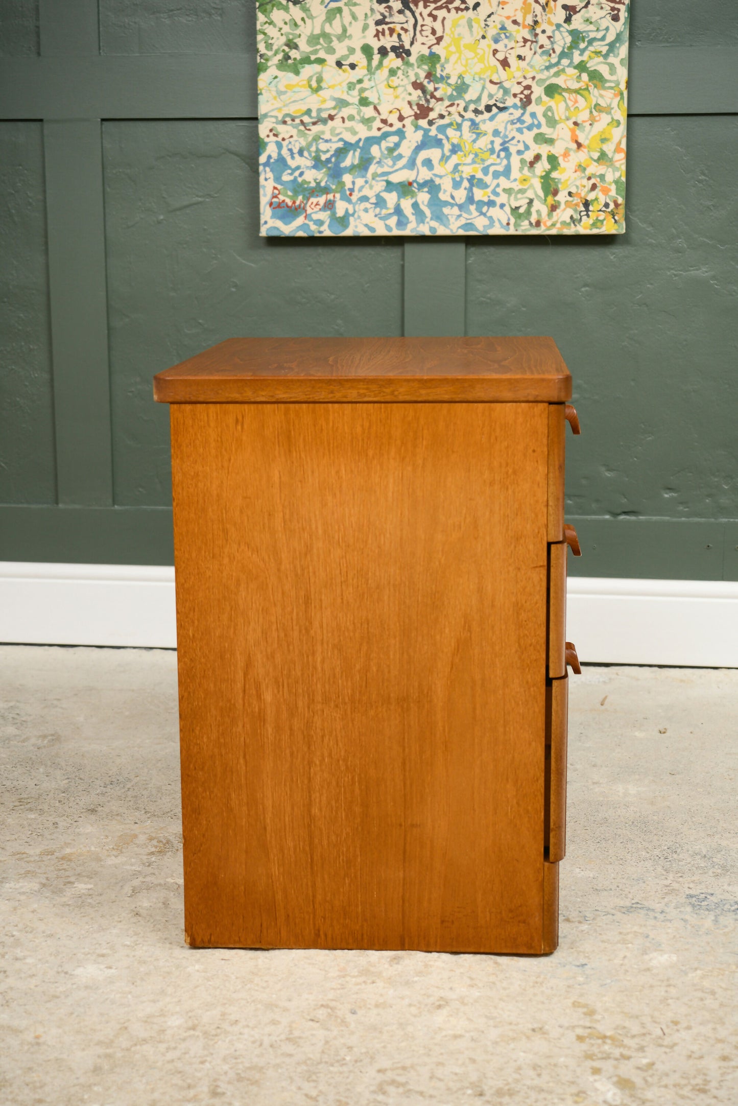 Small Stag Cantata Chest of Drawers / Bedside Drawers - Mid Century