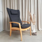 Vintage Mid Century Design Danish Beech Recliner Chair Farstrup Scandi Retro R266