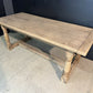Bleached Oak Farmhouse Dining Table