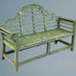Hardwood Weathered Lutyens Style Garden Bench