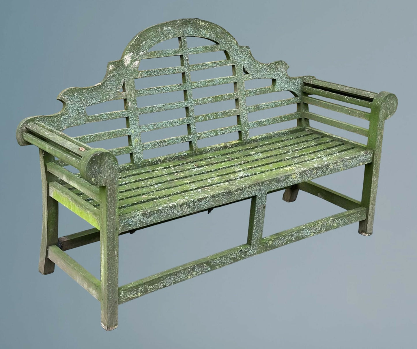 Hardwood Weathered Lutyens Style Garden Bench