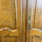 Wardrobe Vintage French Louis XVI Style Oak Four Door Carved Armoire LOT 4795