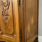 Sideboard Vintage French Louis Style Oak 4 Door Cupboard Carved Cabinet LOT 6361