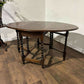 Oak Gateleg Dining Table On Barley Twist Supports