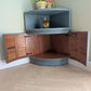 Nathan mid-century corner cabinet