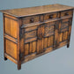 Good Quality Oak Carved Sideboard Cabinet