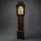 Georgian Mahogany Longcase Clock, Silvered Dial. 8 Day