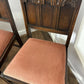 Vintage Set Of Four Oak Priory Style Dining Chairs