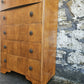 Vintage Chest Of Drawers Cabinet Oak Five Drawer Super Proportions Beautiful Detailing