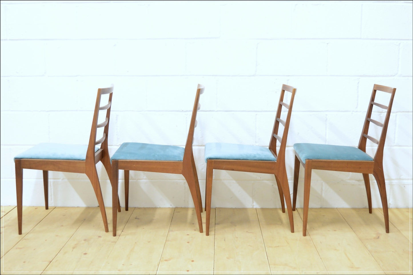 vintage dining chairs teak McIntosh set of 4 danish design mid century DELIVERY
