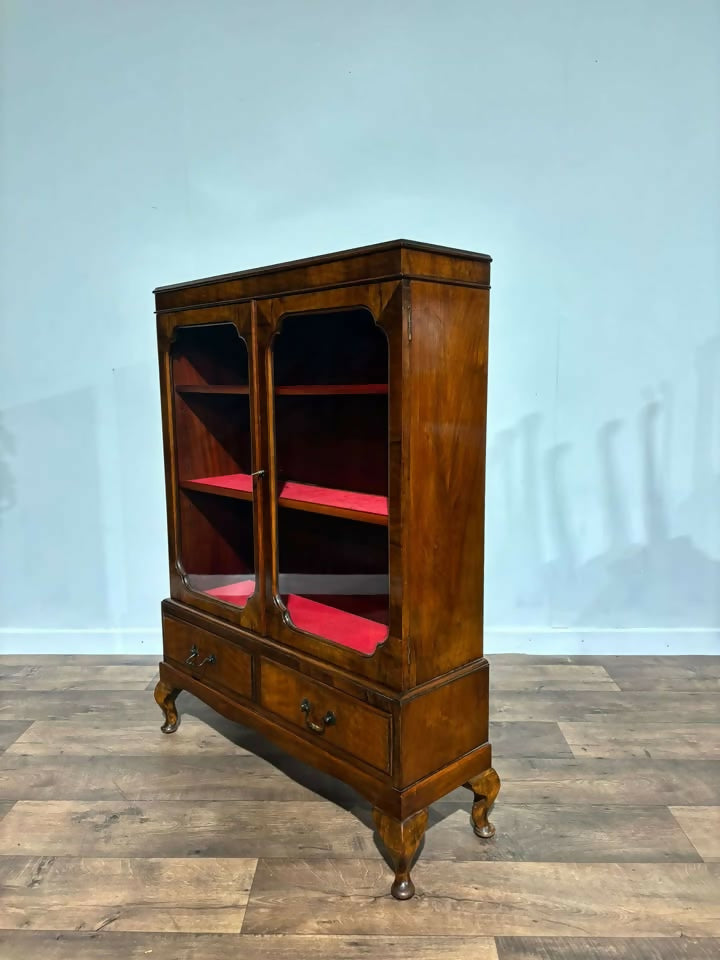 1930's Walnut Display Cabinet443