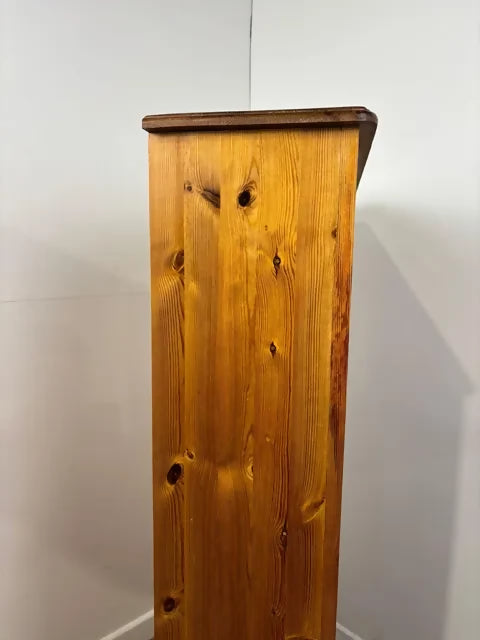 Contemporary Pine Open Bookcase