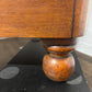 Victorian Mahogany Chest of Five Drawers on Bun Feet
