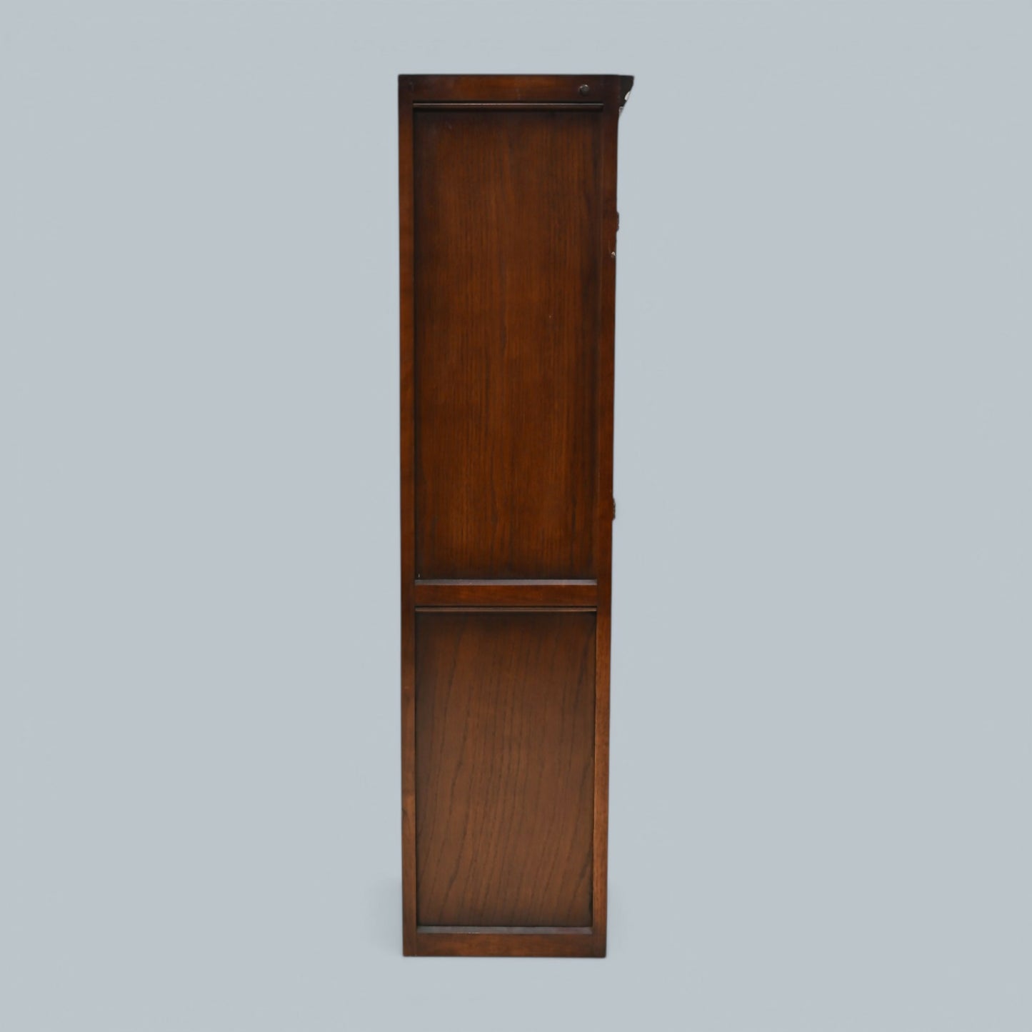 Old Charm Wall Top Unit Bookcase Leaded Glass Display Tudor Brown FREE Delivery*