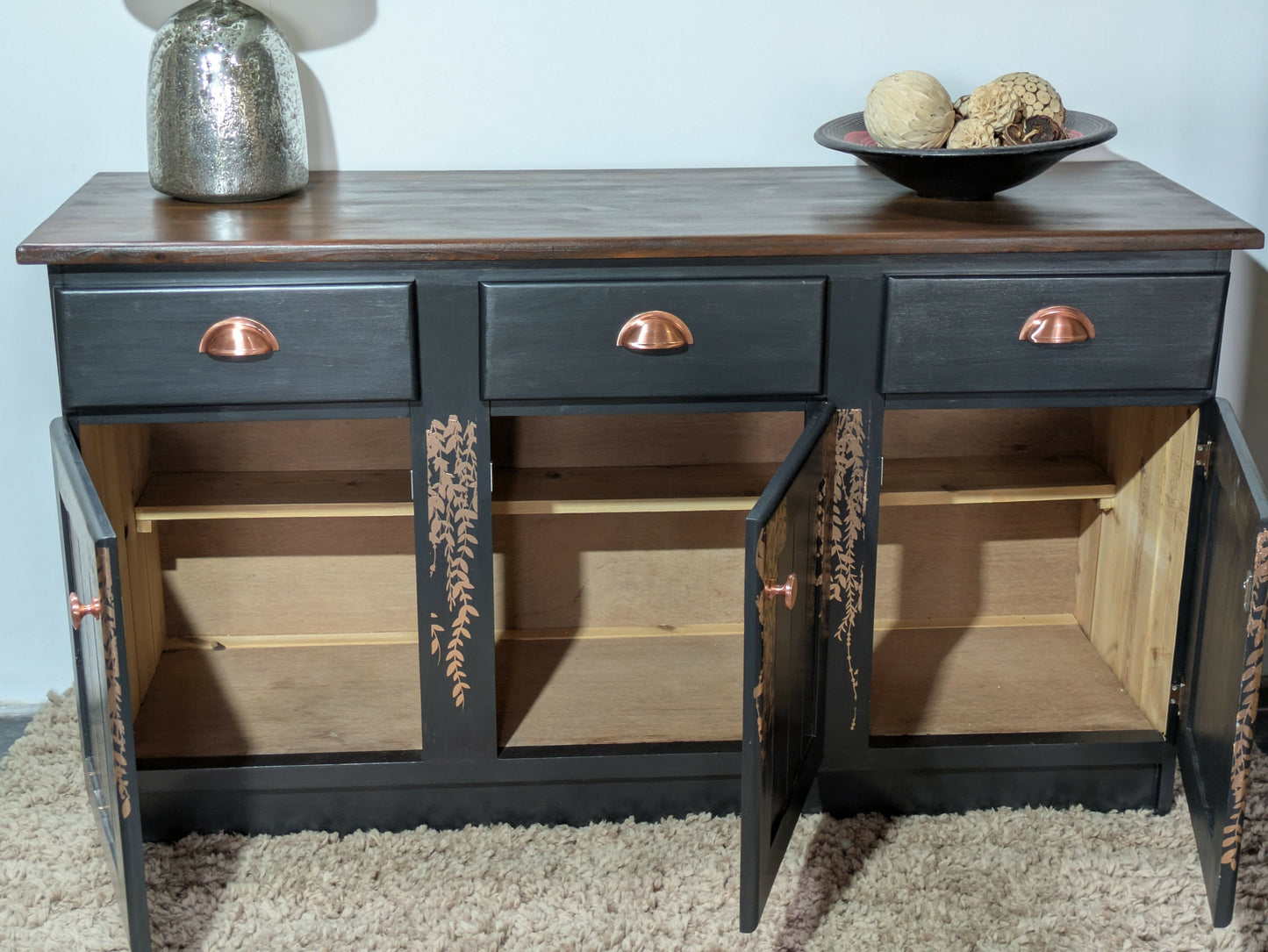 Gold Leaf Dresser
