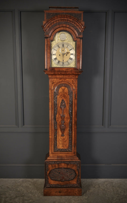 18Th Century Walnut Grandfather Clock