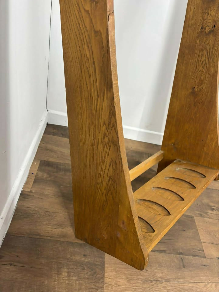 Vintage Oak Gun Rack