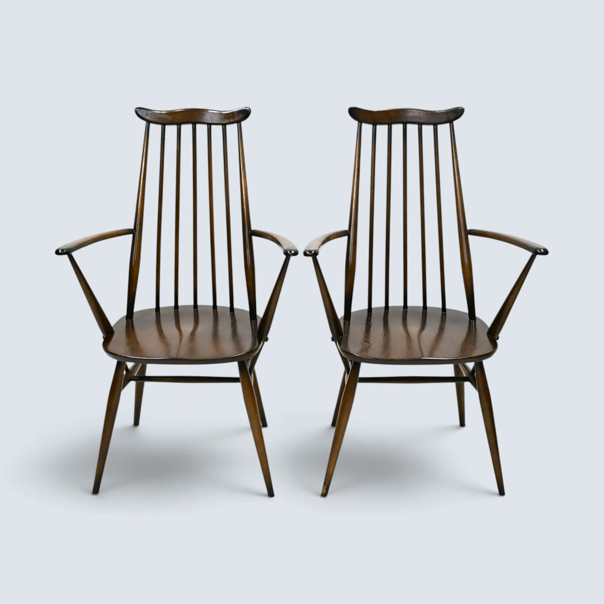 Set Of 6 Ercol Goldsmith Dining Chairs Including 2 Carvers FREE UK Delivery*