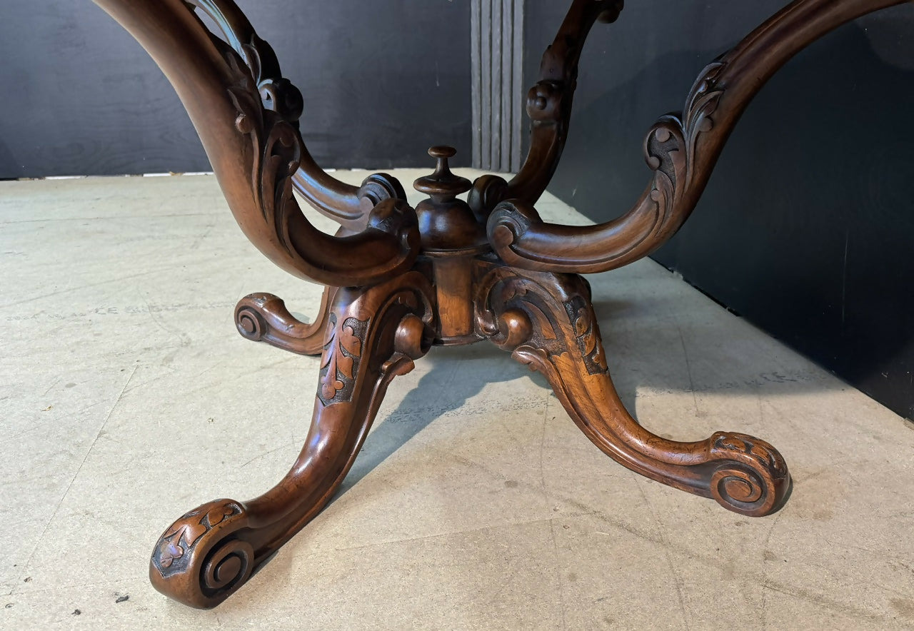 Fine Burr Walnut Centre Table